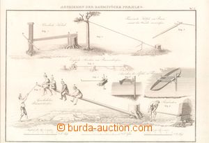 58591 - 1831 technické kresby, obrazová příloha mechaniky, Auszi