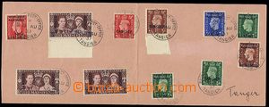 58746 - 1937 TANGIER + MOROCCO AGENCIES   covers with mounted 11 pcs