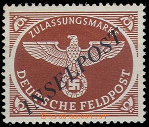 58757 - 1944 Mi.10d, Inselpost Agramer Aufdruck (overprint), lightly