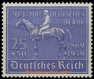 58792 - 1939 Mi.698  70 let derby, pěkná, kat. 100€