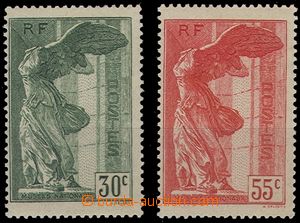 58864 - 1937 Mi.359-360, Národní muzeum, lehčí stopy po nálepk�