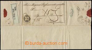 58993 - 1869 folded parcel letter (with balíčkem vzorku coffee wit