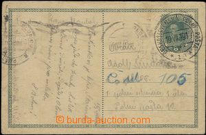 59057 - 1919 p.stat 8h Charles, MC Olomouc 15.VII.19, addressed to C