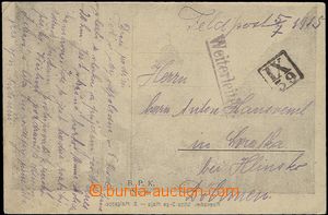 59108 - 1915 district postmark Tarnstempel IX/59 on Ppc Rzeszóva se