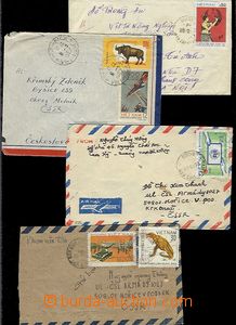 59497 - 1967-86 sestava 4ks dopisů, z toho 3x letecky do ČSR, růz