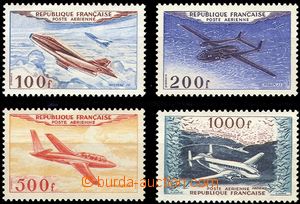 59752 - 1954 Mi.987-90, Letadla, luxusní, kat. 250€