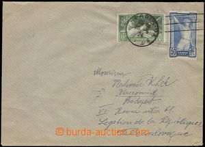 60172 - 1924 dopis do ČSR vyfr. zn. Mi.169, 172, dobrý stav
