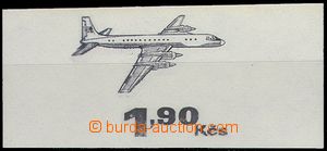 60389 - 1973 Pof.L77ZT 50 years Czechoslovak Airlines, black stages 