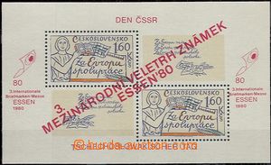 60448 - 1980 Pof.A2460/II. Essen ´80, aršík s VV (šikmý a spodn