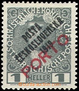 60687 -  Pof.83 Postage due stmp with overprint PORTO, exp. by Gilbe