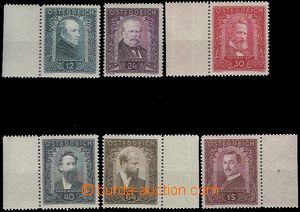 61000 - 1932 Mi.545-550 Malíři, většinou s okrajem, svěží, ka