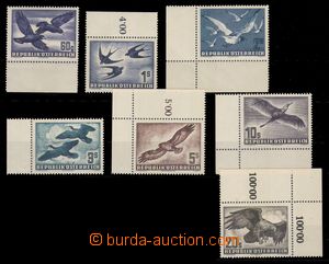 61032 - 1950 Mi.955-956, 968, 984-987, Letecké ptáci, kompletní s