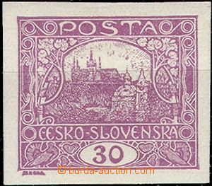 61074 -  Pof.13N, 30h light-violet, nice margins, smaller label, exp