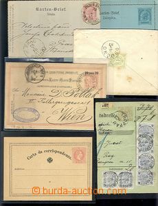 61430 - 1861-1914 AUSTRIA, selection 43 pcs of p.stat and entires, p