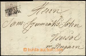 61484 - 1855 folded letter with 6 Kreuzer (Mi.4), type unresolved, d