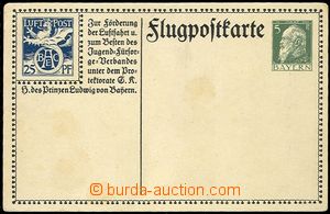 61687 - 1912 BAYERN  letecká příležitostná dopisnice poloúřed