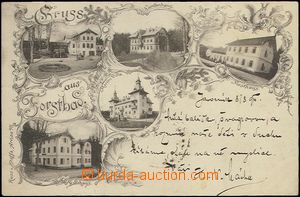 61967 - 1896 FOŘT (Forstbad) - 5okénková koláž, lázeňské dom