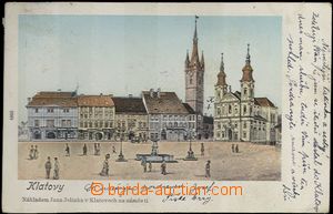 62041 - 1903 Klatovy - náměstí, zlaceno; DA, prošlá, lehce odř