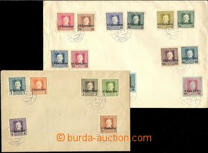 62267 - 1918 FIELD-POST Italy, overprint, complete set 19 pcs of, mo