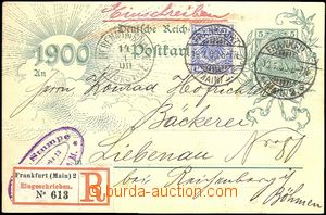 62271 - 1900 PC Mi.P43 to Bohemia with uprated by. as Registered, CD