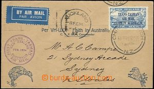 62273 - 1934 air-mail letter to Sydney franked with. airmail stamp M