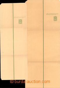 62286 - 1891 newspaper wrappers Mi.S4A+B, folded on/for smaller form