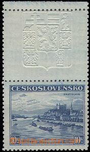 62514 - 1936 Pof.313KH, Towns 10CZK Bratislava, on/for upper coupon 