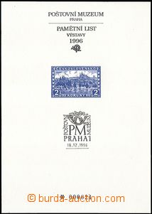 62882 - 1996 PTM7, otisk rytiny Praha 1926, kat. 1700Kč