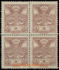 62908 -  Pof.147A, block of four, full machine offset