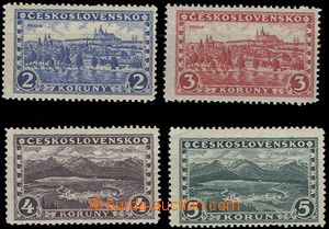 62931 - 1926 Pof.225-228 Praha-Tatry, průsvitky 6,6,5,6, hodnoty 4K