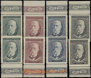 62982 - 1930 Pof.261KH-264KH + 261KD-264KD, TGM, 2 kompletní řady 