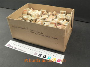 63278 - 1950-75 ČSR II.  balíčky po 100 ks známek, celkem 331 ba