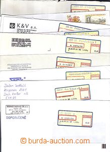 63330 - 1999-2004 sestava 10ks R dopisů, název pošty na nálepká