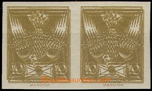 63428 -  Pof.145N, horizontal pair, double impression, exp. by Gilbe