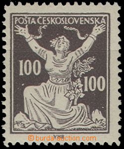 63433 -  Pof.158B, 100h, ŘZ 13¾, tmavý odstín, svěží, zk.