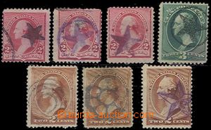 63475 - 1900 comp. 7 pcs of postage stmp G. Washington, with speciá