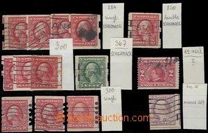 63484 - 1922 comp. 14 pcs of stamps, issue for automat, various perf