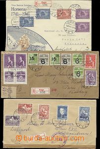 63579 - 1941-59 sestava 6ks filatelisticky ovlivněných R dopisů a