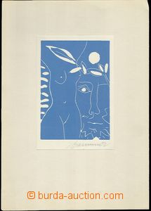 63906 - 1965 FREMUND Richard (1928–1969): Muž a žena, linoryt, 1