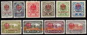 64041 - 1921 TIROL  lokální vydání s červeným přetiskem, komp