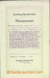 64058 - 1919 certificate on/for odchodnou (Abgangszeugnis) issued by