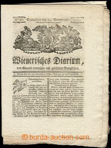 64092 - 1774 Wienerisches Diarium, complete newspaper with decorated