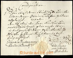 64136 - 1746 handwritten release on/for 36Kr with nice imperforate d