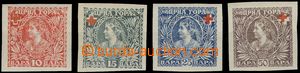 64261 - 1918 4x ZT, návrh na příplatkové zn. ČK, hodnoty 10, 15