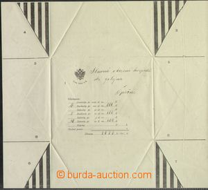 64297 - 1910? učební tool - money letter, sheet with návodem on/f