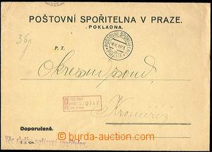 64329 - 1933 Poštovní spořitelna,  tiskopisová obálka s příti