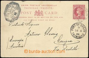 64459 - 1896 PC Asch.3, to Austria, CDS Port of Spain/ DE.5.96, arri