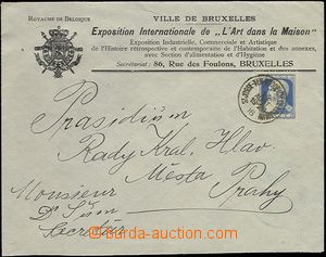 64489 - 1905 envelope with heading international exhibition in Bruss