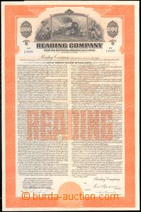 64531 - 1945 USA  akcie Reading Company, splatná v roce 1995, parn