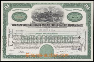 64543 - 1923 USA  akcie The New York, Chicago and St. Louis Railroad